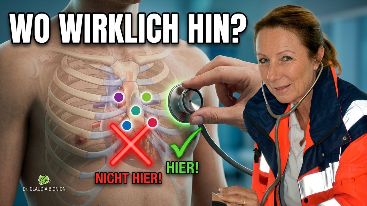 Herzauskultation: Wohin kommt das Stethoskop wirklich? | Dr. Claudia Bignion