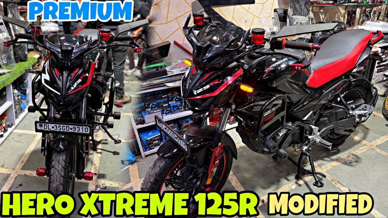 HERO XTREME 125R ke pure looks kardiye Change 😍 | Tagdi Modification | Crash Guard |