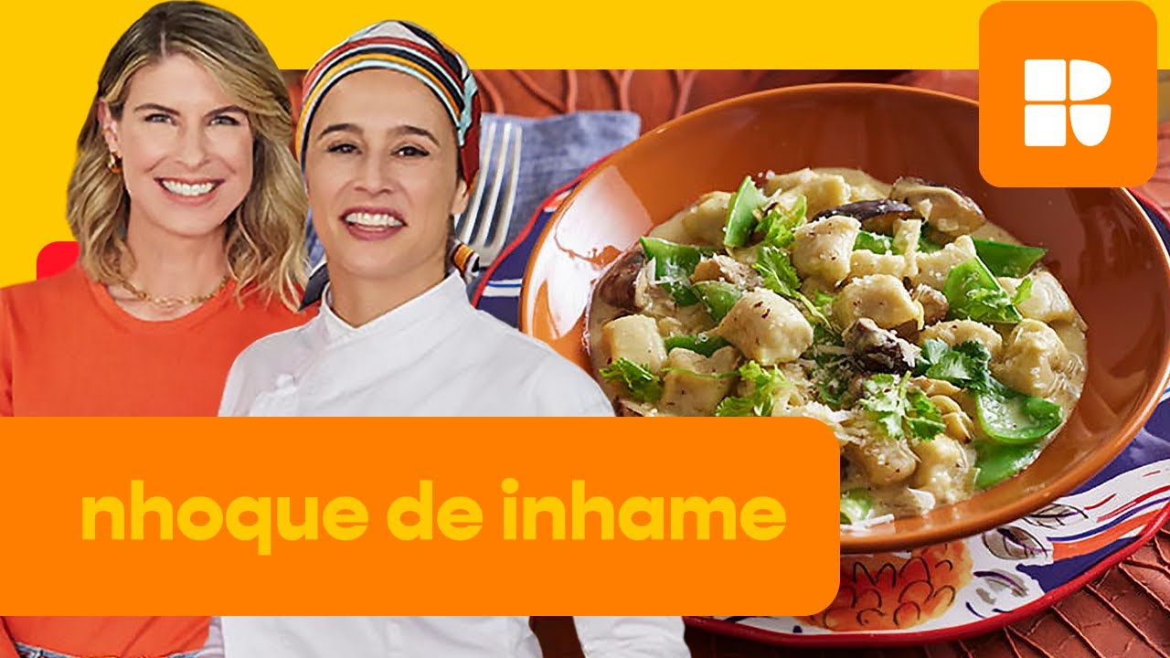 Nhoque de inhame com molho de cogumelo | Rita Lobo | Cozinha Prática