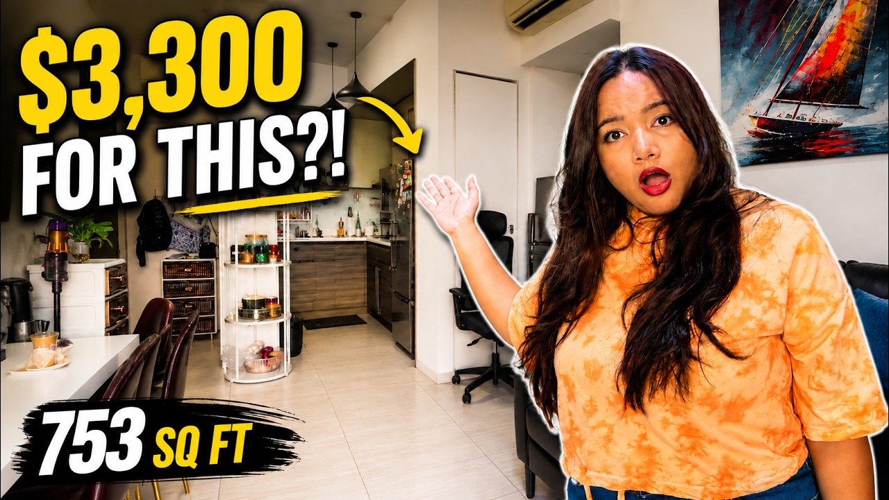 What $3,300/Month Gets You in Singapore | 2-Bedroom Condo Tour