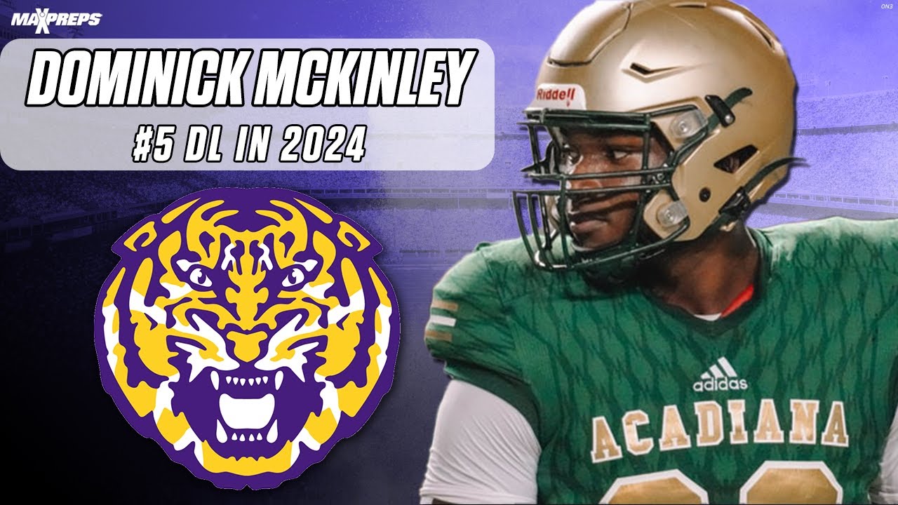 LSU SIGNEE DOMINICK MCKINLEY 2023 HIGHLIGHTS | DEFENSIVE LINEMAN IS A BEAST 🏈 🔥