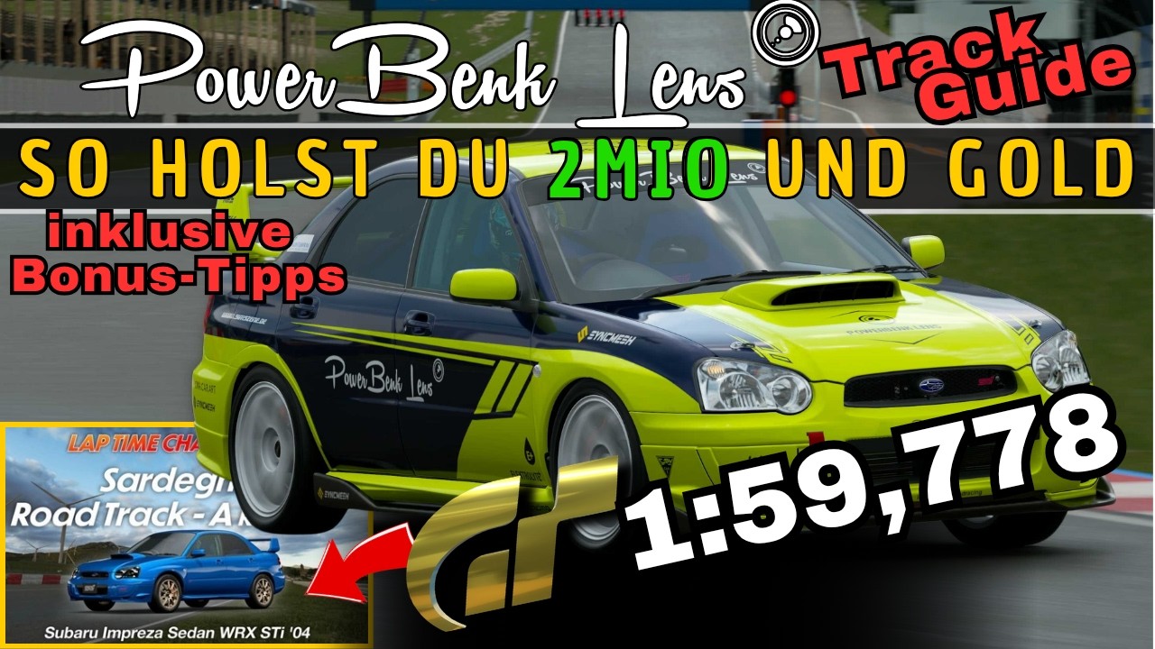 *easy Money* Improve Your Laptime on Sardegna in GT7 I Track Guide + german commentary