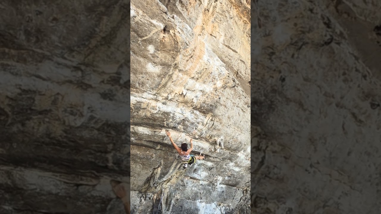 Tidal Wave (7b+) 완등 윤은미 클라이밍 2026.02.24 Tonsai Beach Krabi Thailand Yoon Eunmi Climbing Club
