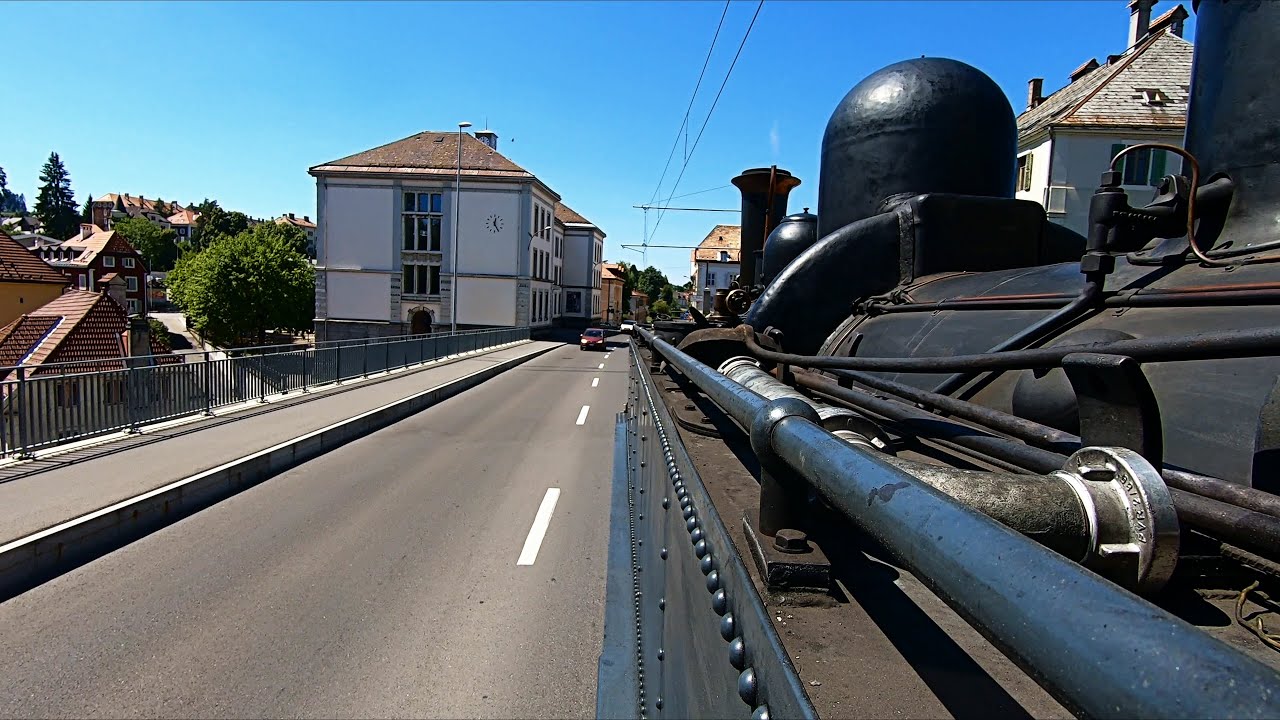 Chemins de fer du Jura - an Alternative Driver’s Eye View - Les Bois to La Chaux-de-Fonds with E164