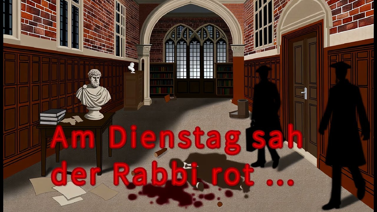 H&ouml;rspiel-Krimi: Am Dienstag sah der Rabbi rot (WDR 1987) mit Friedrich W. Bauschulte