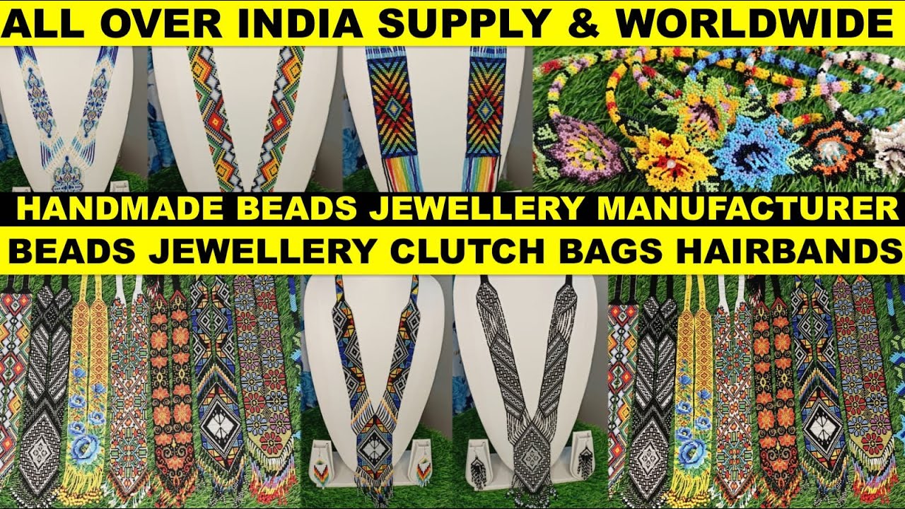 HANDMADE BEADS JEWELLERY MANUFACTURER | WHOLESALE BEADS JEWELLERY PURSES BAGS #beadsjewellery