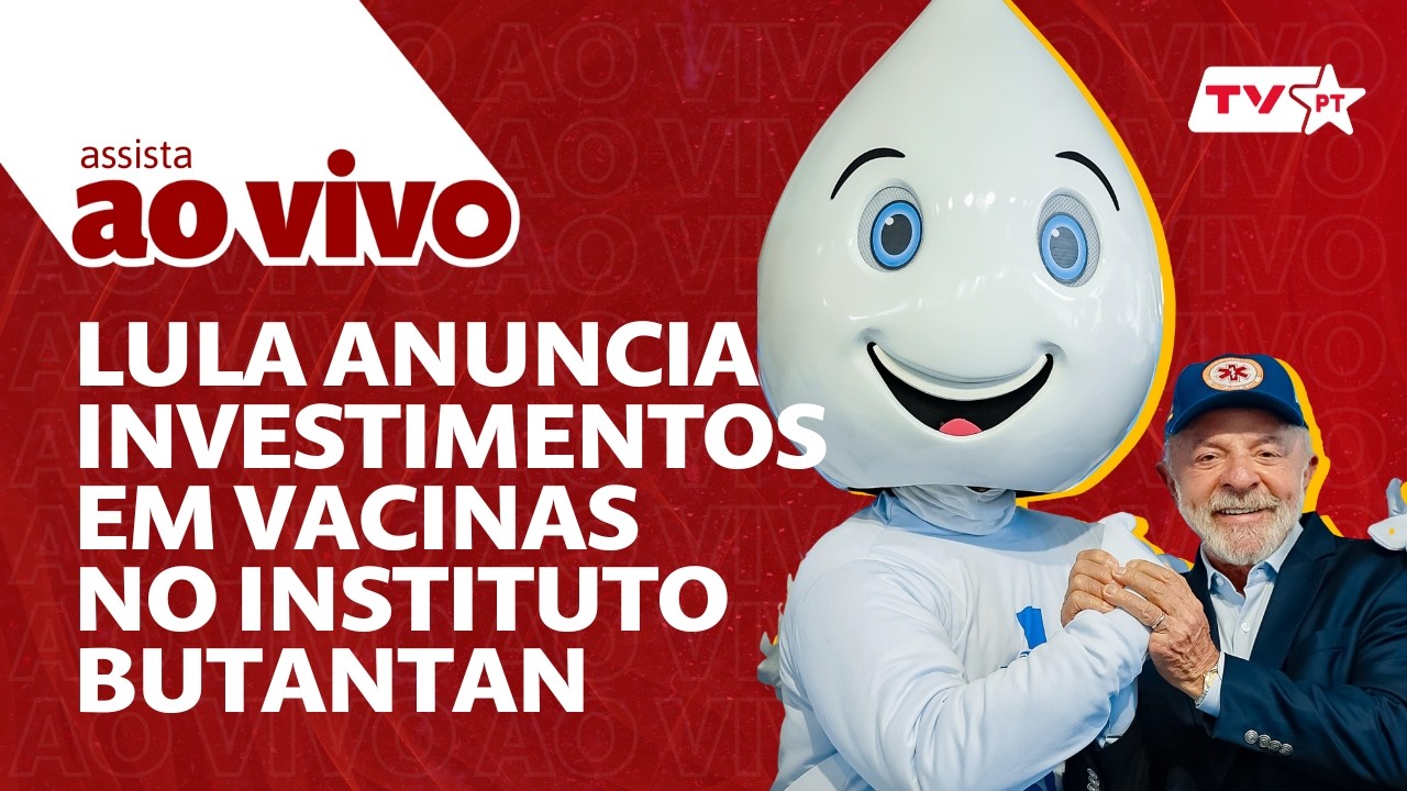 Lula anuncia investimentos em vacinas no Instituto Butantan