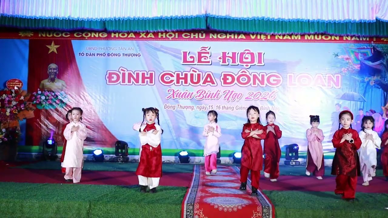 Bài Múa Tết Xum Vầy HS Mầm Non Trường Tiểu Học Lãng Sơn