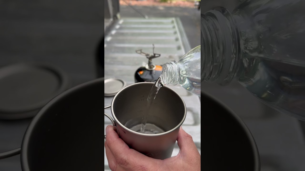 🔥Emergency Titanium Camping Stove and Pot under $30?!🏕️