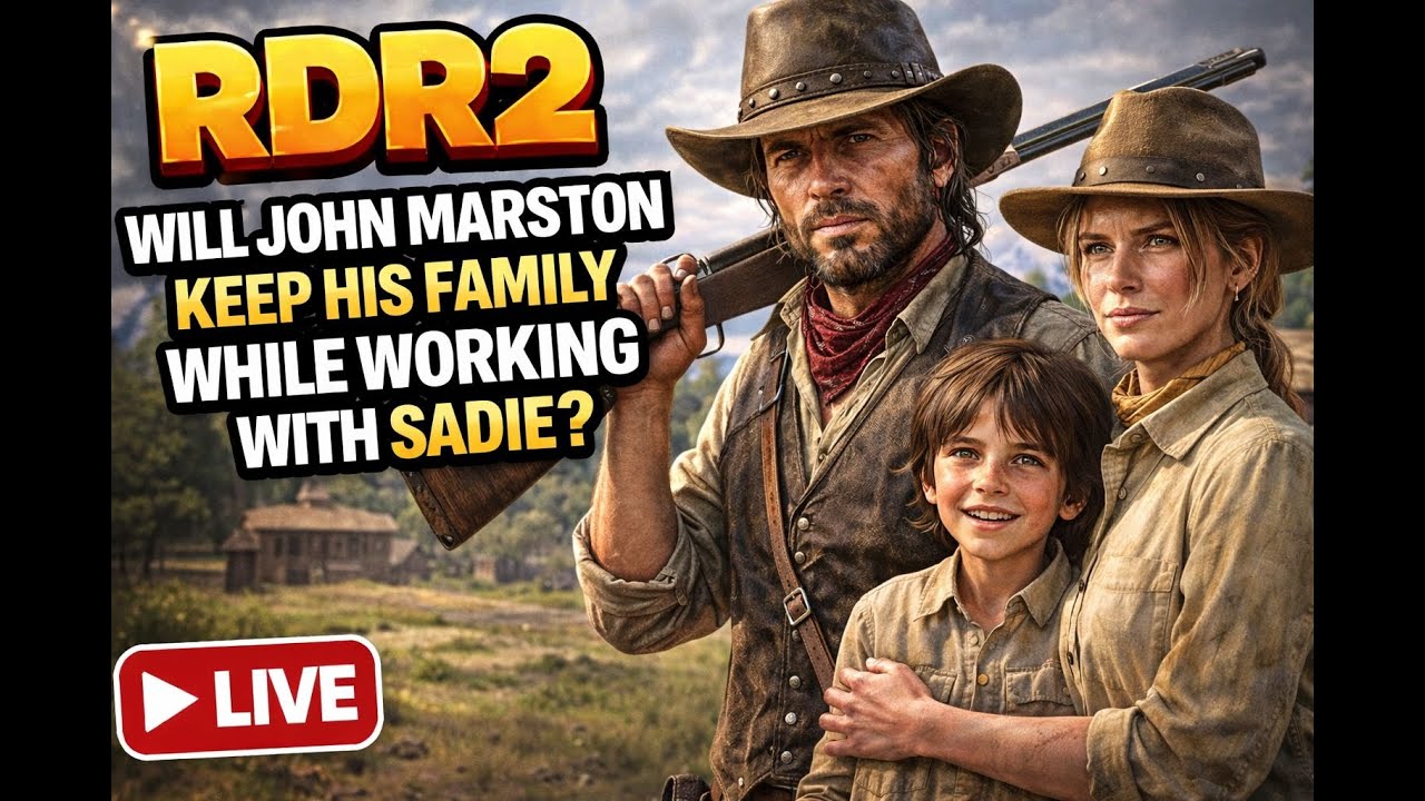 Family and Bounty Works | Will John Marston Manage? | RDR2 Live Gameplay