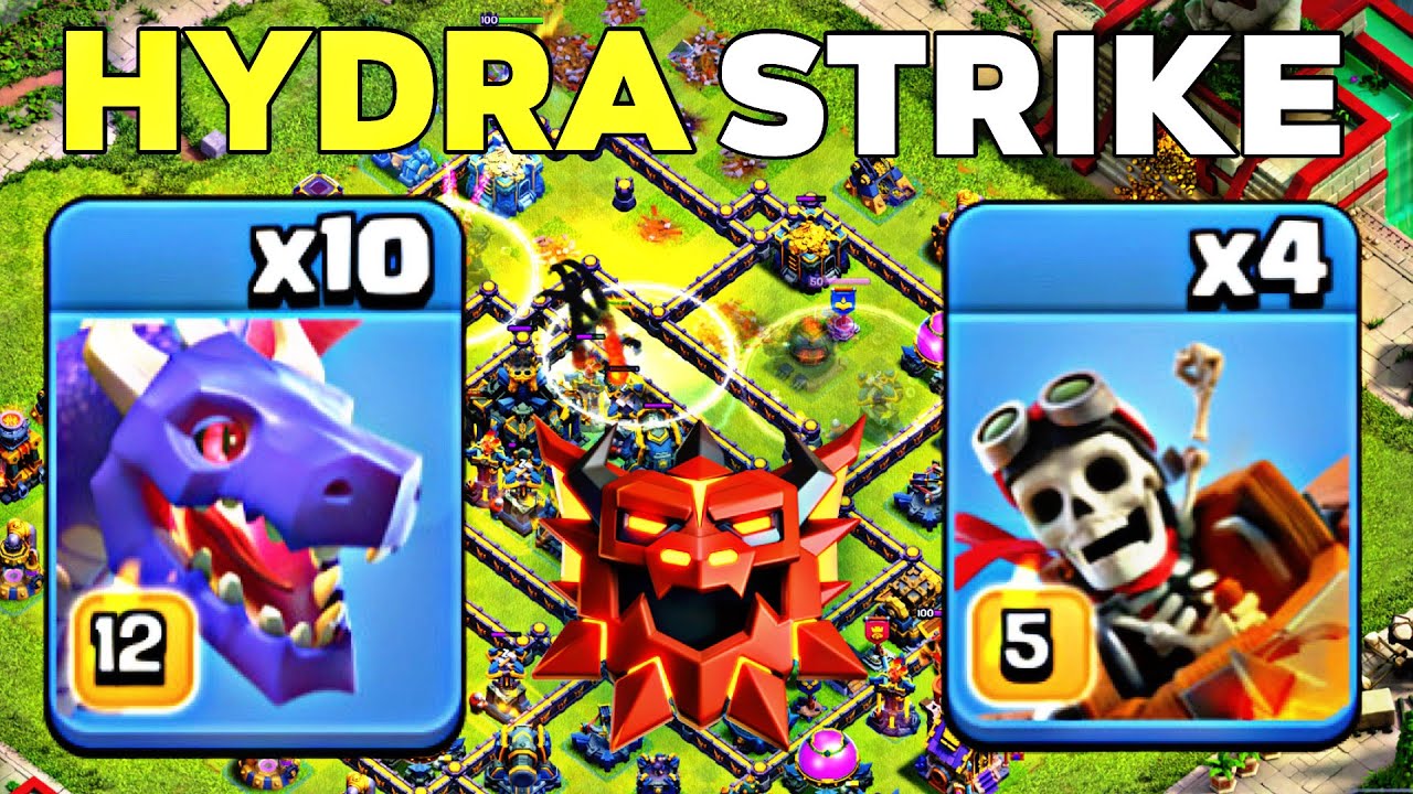 Hydra Strike Guide: TH 17 Dragon + Dragon Rider Wipeout Legend Base&rsquo;s! Battle Ranked