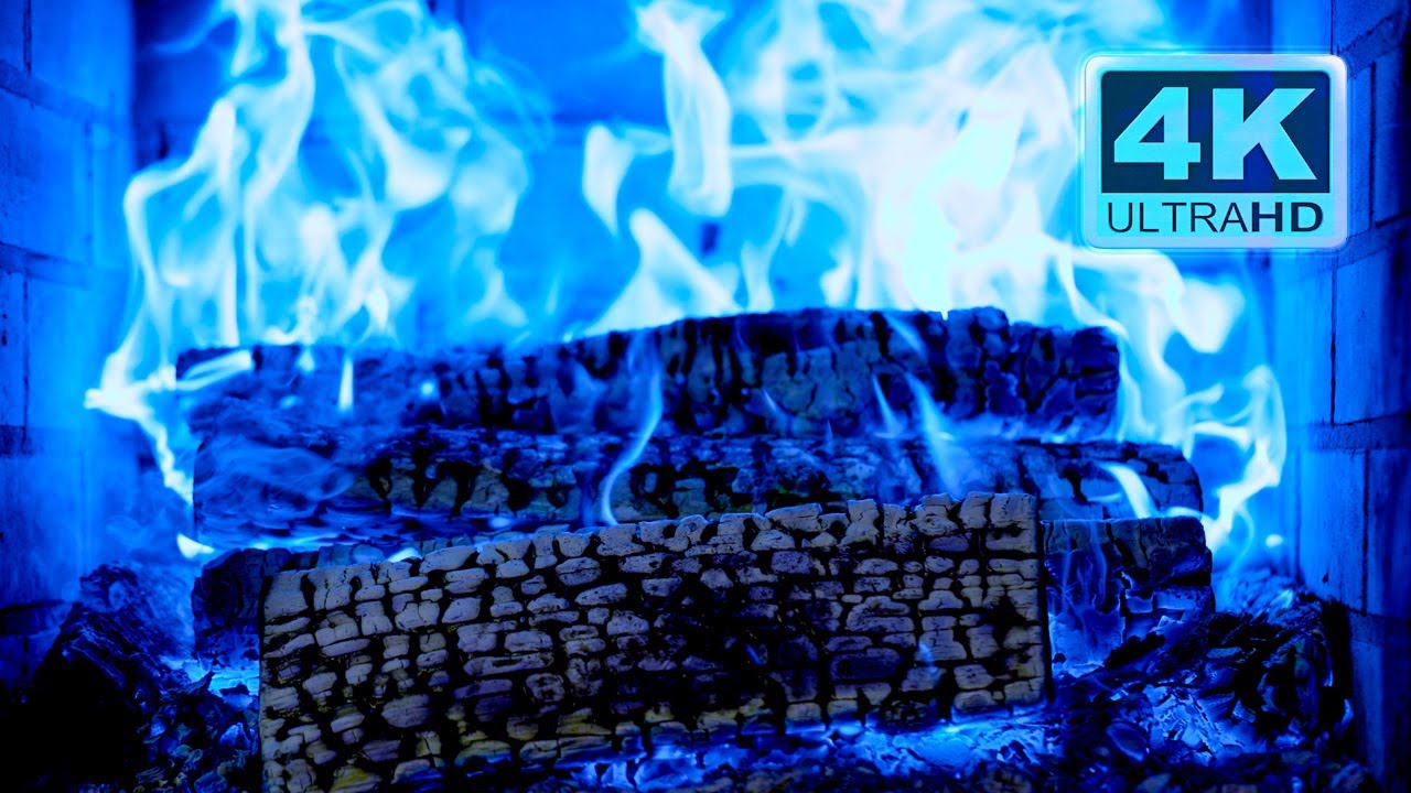 🔥 BLUE FIREPLACE 4K Ultra HD