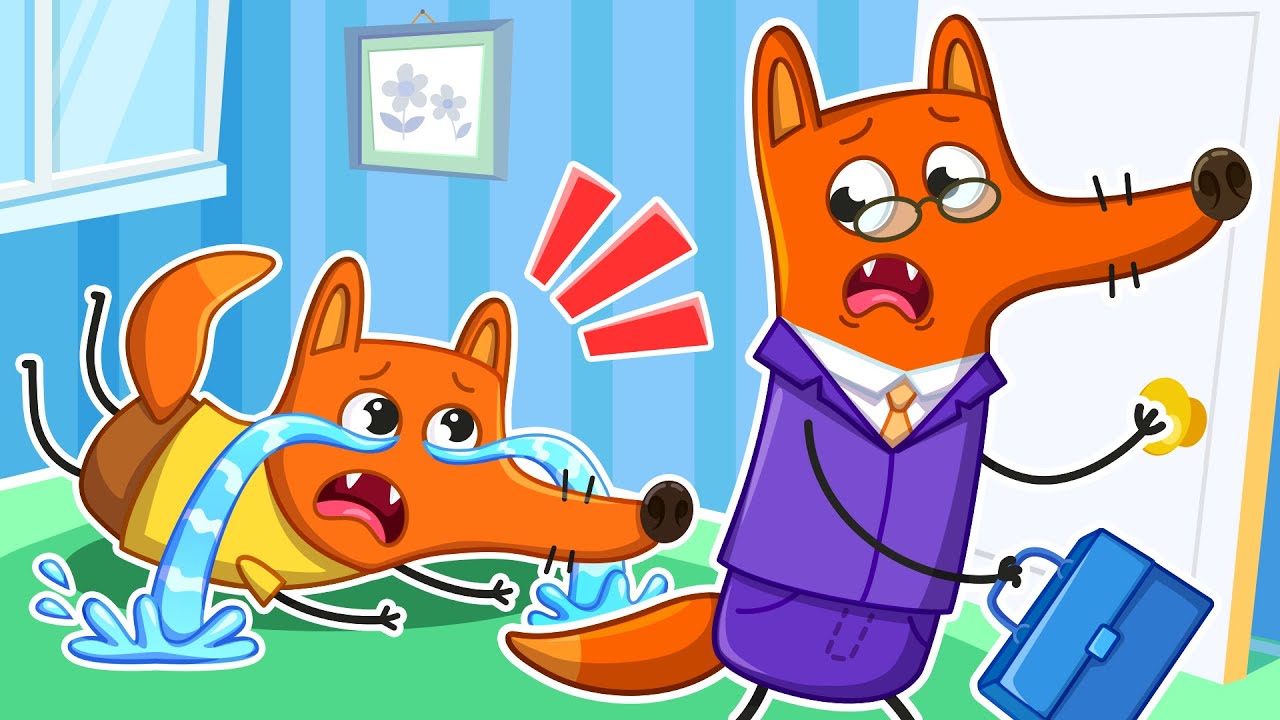 Papa! Ne me quitte pas! | Papa qui travaille🦊🏢 | Petite Mimi🦄