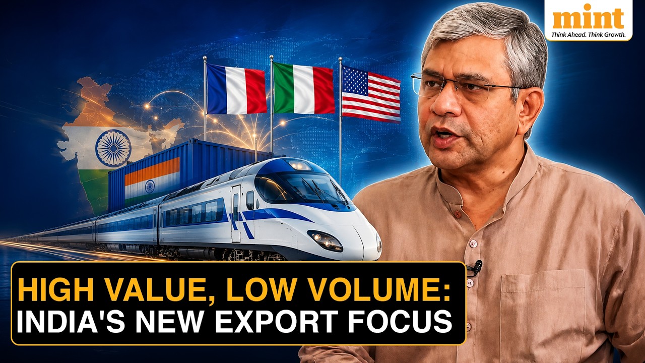 'India Now Exports Railway Electronics To France, Italy, U.S.!': Vaishnaw On India's Export Boom