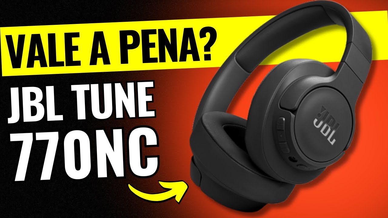 JBL TUNE 770NC - O HEADPHONE BLUETOOTH com ANC da JBL!