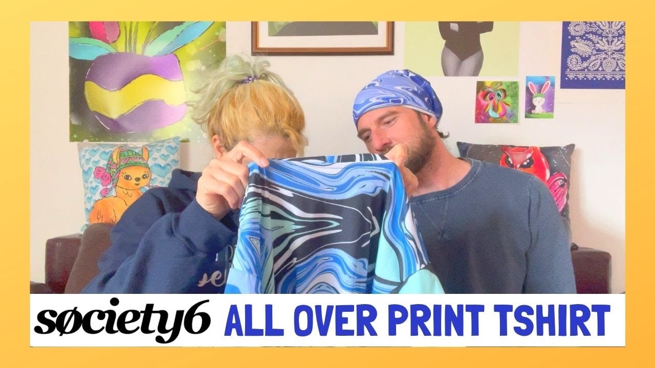 Society6 Review - Print on Demand All Over Print Tshirt (Is it worth nearly $40???)