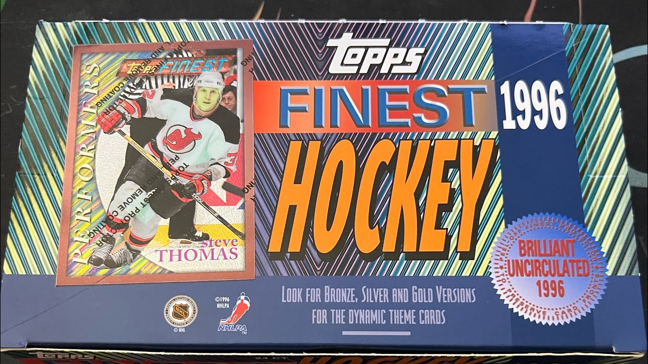 Topps Finest 1996 ￼Hockey Hobby Box