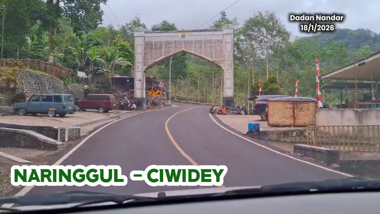 Jalan Raya Naringgul - Ciwidey, jalur touring yang digemari antara Bandung dan Cianjur Selatan