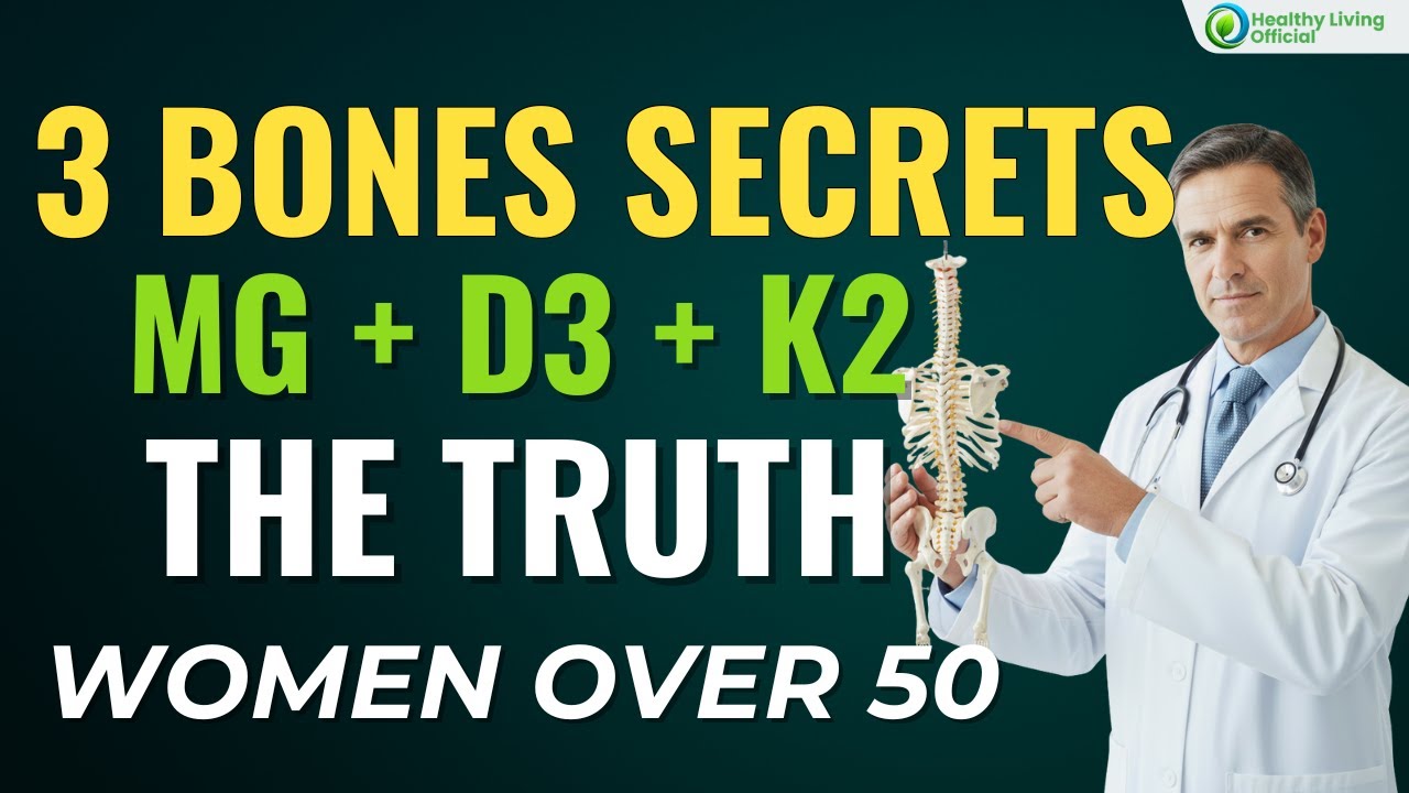 The Truth About Magnesium, Vitamin D3, and K2 for Bone Health Over 50