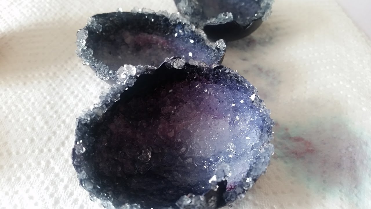 How to make eggshell geodes