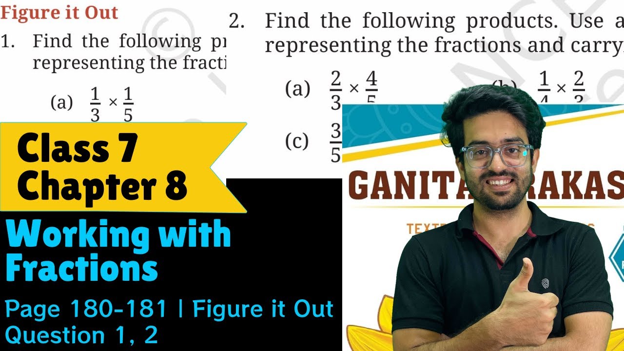 Question 1, 2 | Figure it out | Page 180–181 | Class 7 Math | Chapter 8 | Working with Fractions