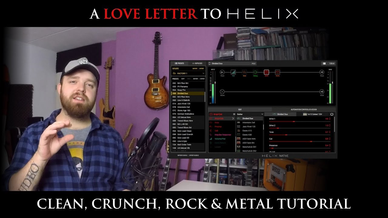 A Love Letter To The Helix (Clean, Crunch, Rock & Metal Tutorial)