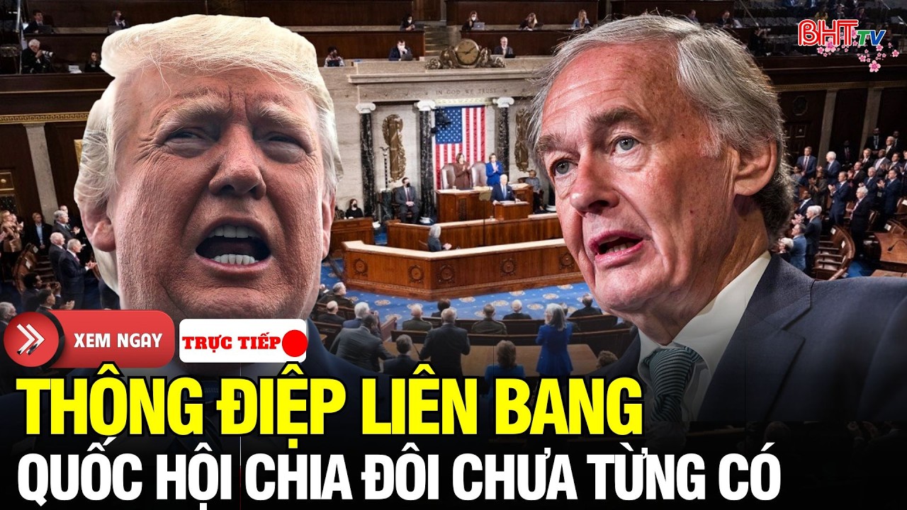 🔴Rung Chuyển: Phe Dân chủ đồng loạt tẩy chay ông Trump - Thông điệp Liên bang chìm trong chia rẽ