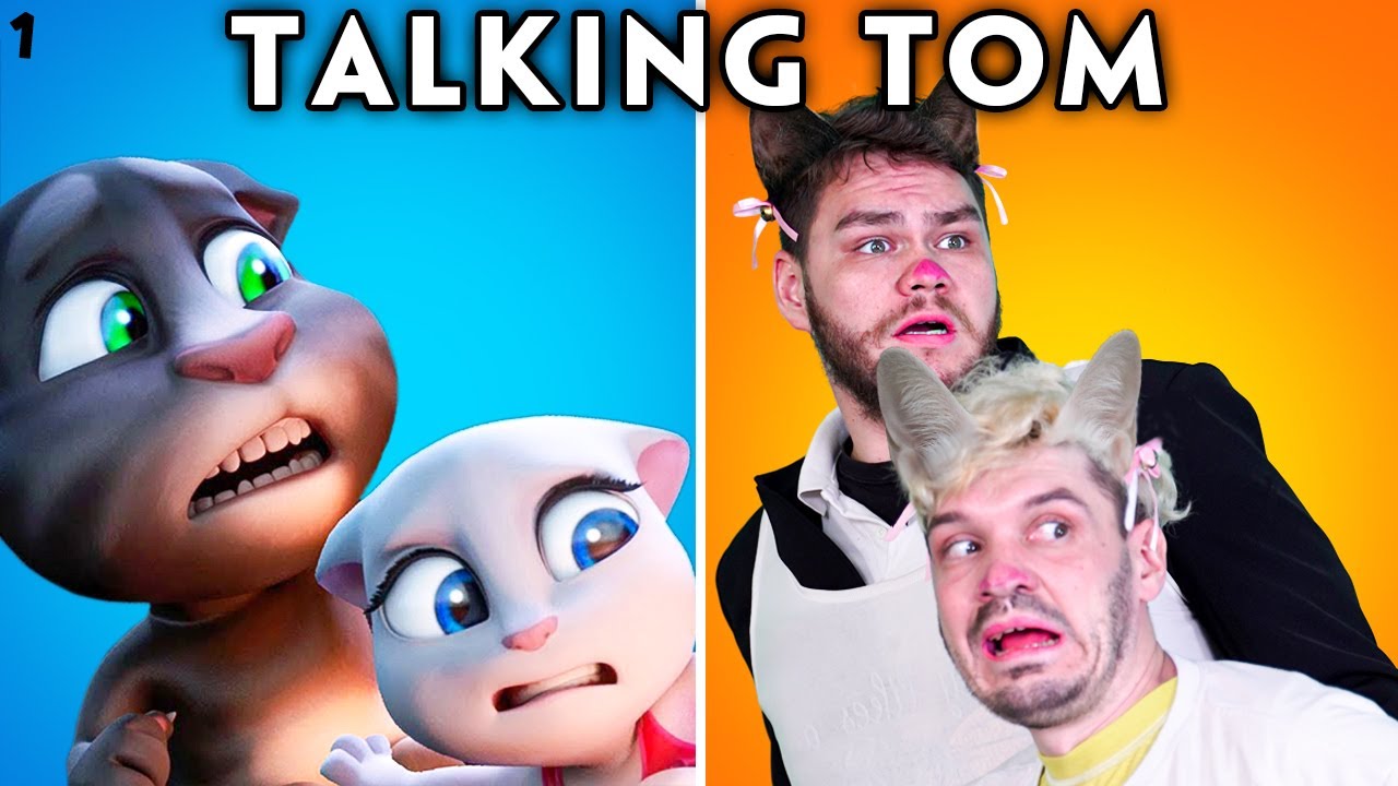 Scary Night - Talking Tom In Real Life | Compilation of Talking Tom's Funniest Scenes
