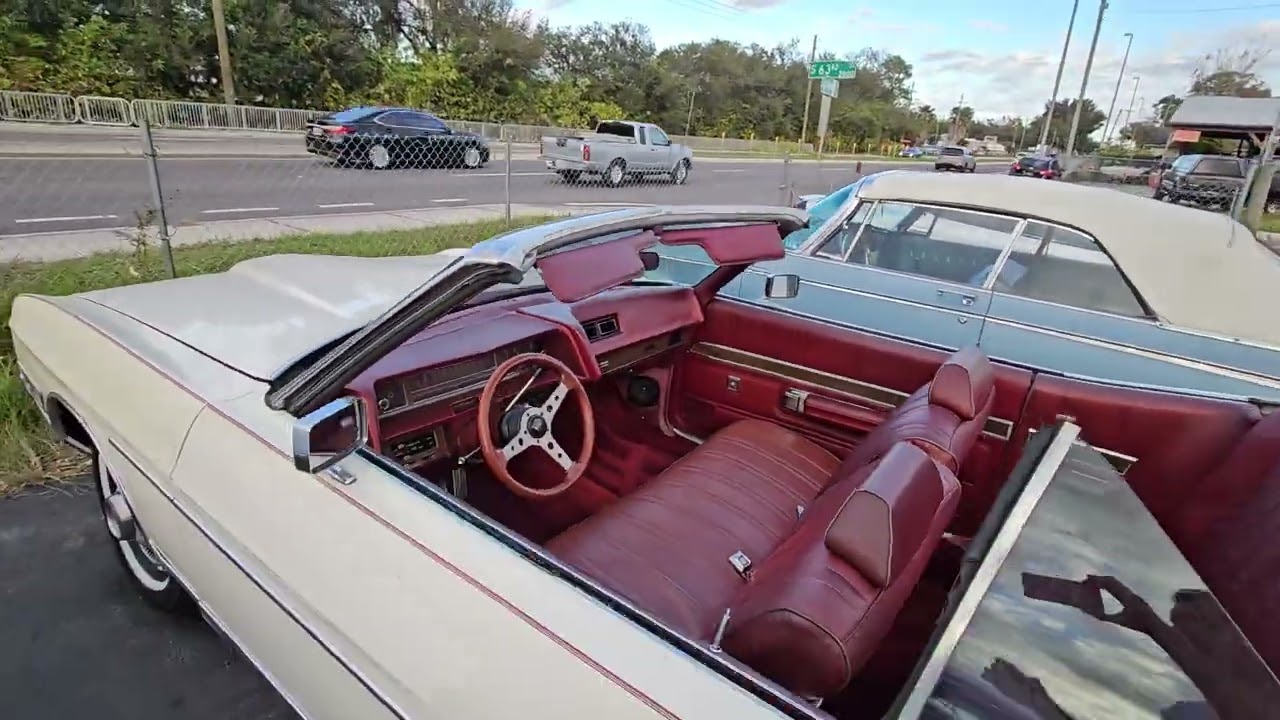 1972 Ford LTD Convertible start-up and walk-around