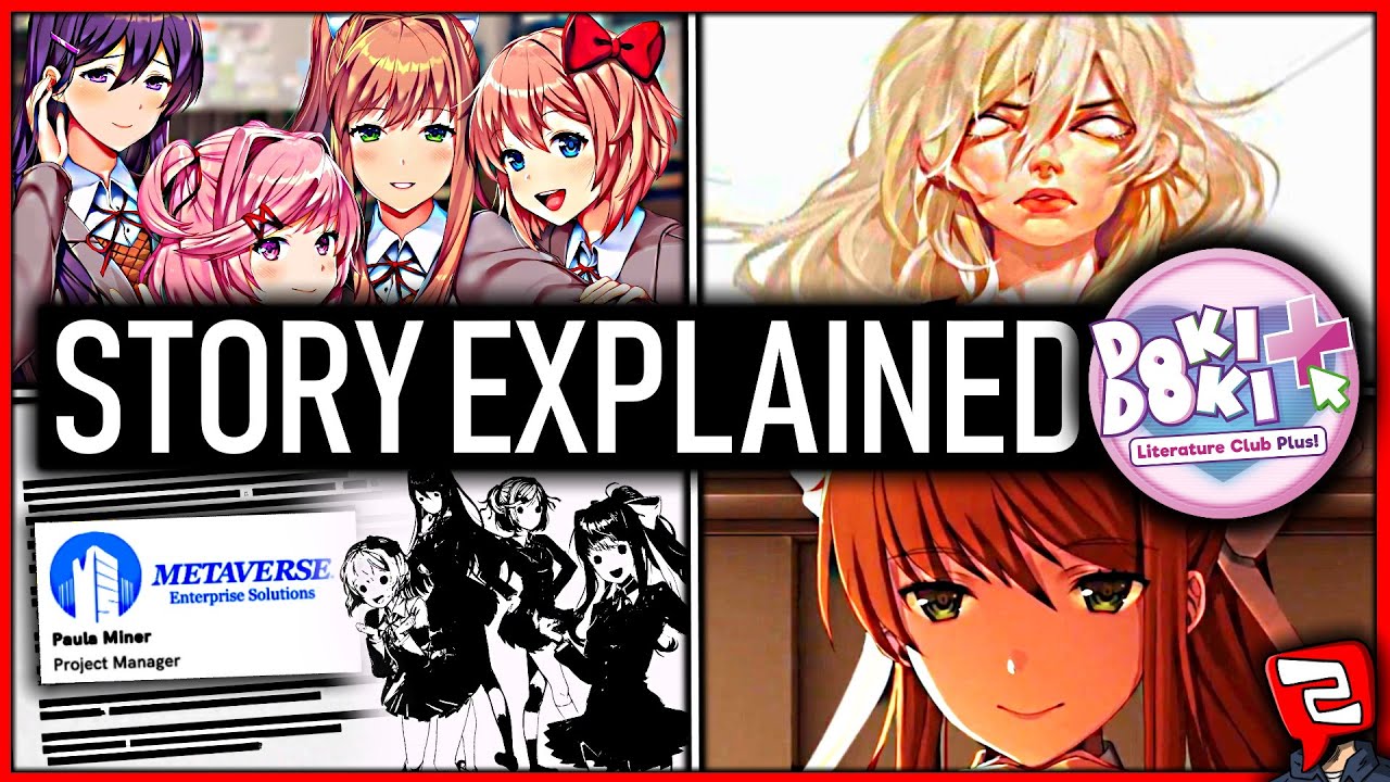 DDLC Plus Story Explained! Doki Doki Literature Club Timeline! (Project Libitina Game, DDLC Test VM)