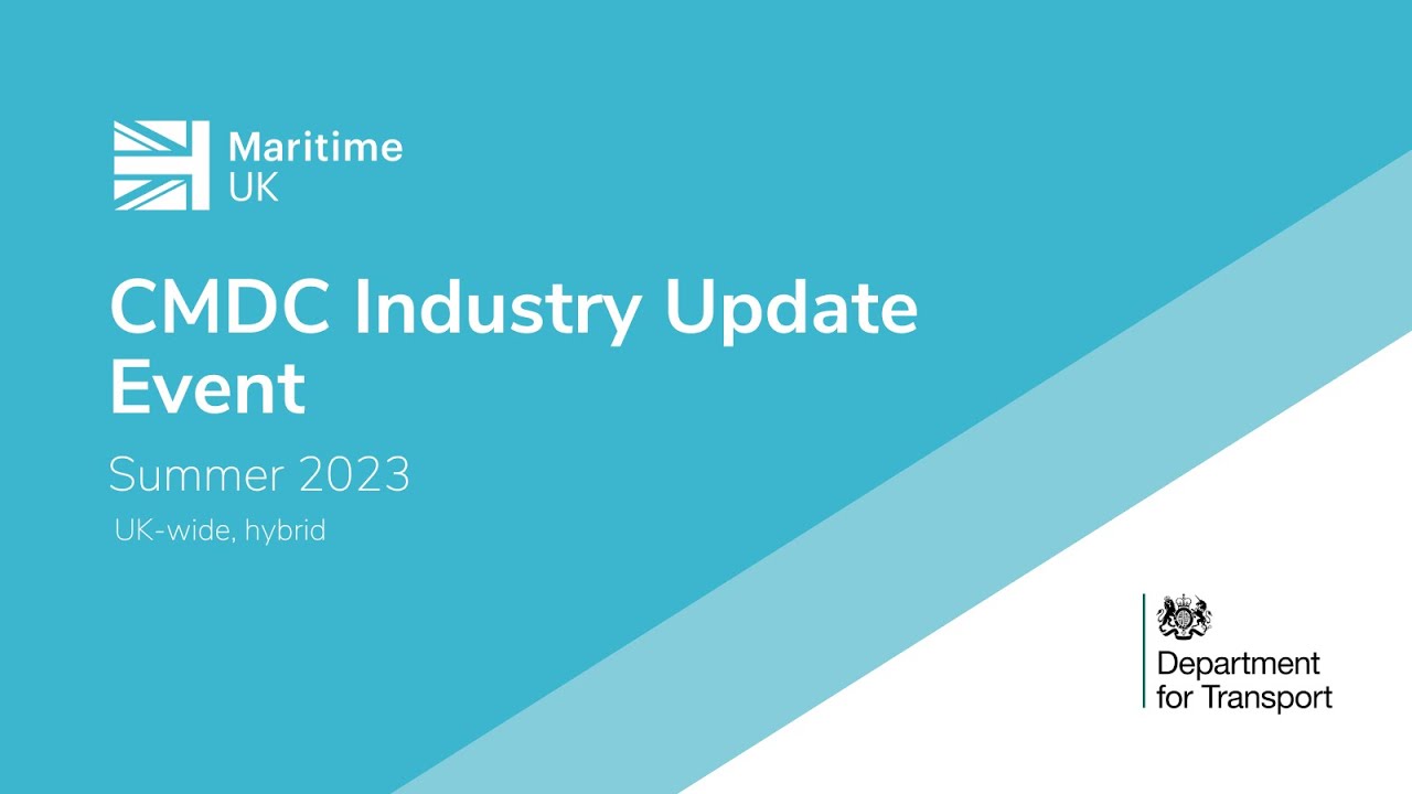 CMDC 4 Update Event - Scotland in partnership with Scottish Maritime Cluster