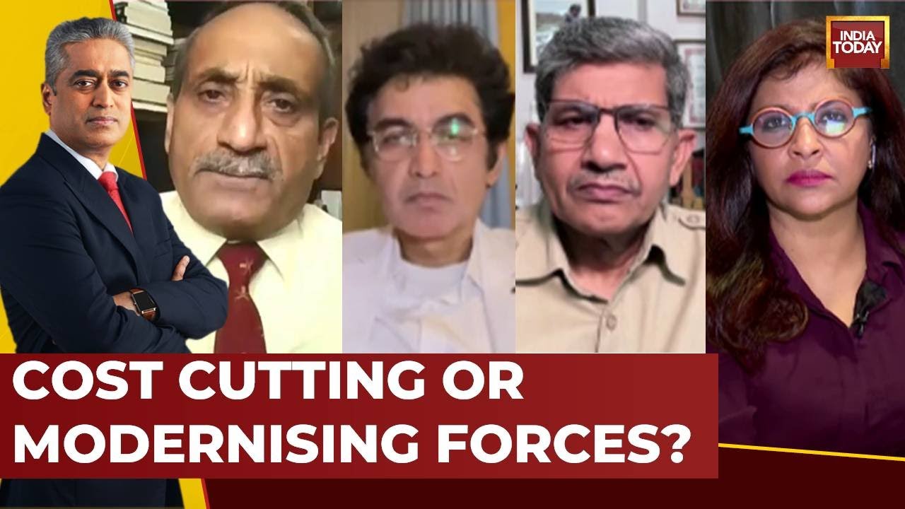 News Today Debate: Cost Cutting Or Modernising Forces? | Rajdeep Sardesai | India Today