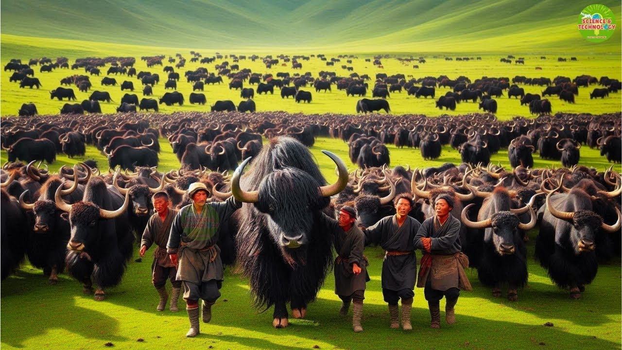 Amazing Nomadic Yak Farming in China 🐂 | Traditional Herding Documentary | Yak Farming in Tibet