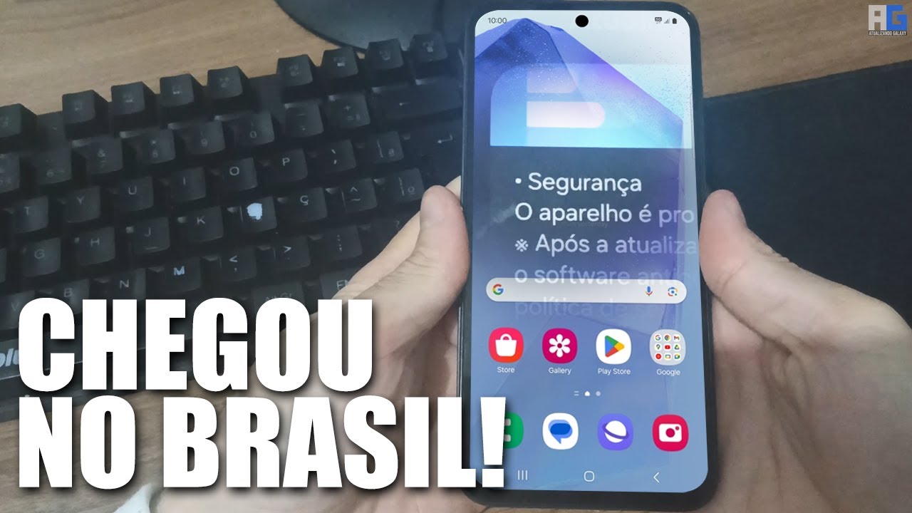 CHEGOU NO BRASIIIIL!! ATUALIZAÇÃO de JANEIRO GALAXY A55 5G