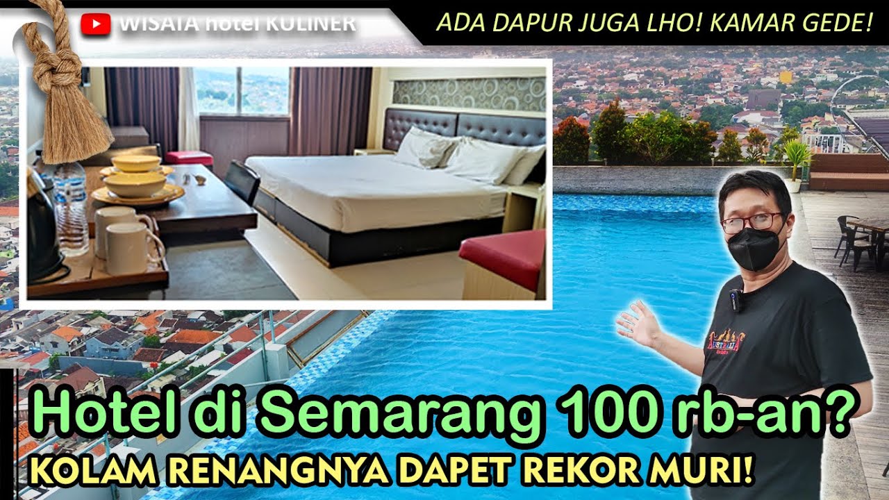 HOTEL MURAH SEMARANG, KAMARNYA GEDE? | Star Hotel Semarang, ADA KOLAM RENANGNYA JUGA!
