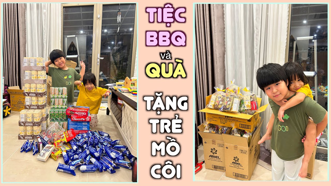 HAI ANH EM GÓI QUÀ CHO TRẺ EM MỒ CÔI | NHÀ HÀNG HÀN QUỐC TẶNG TIỆC NƯỚNG 0 ĐỒNG | JANG FAMILY TV