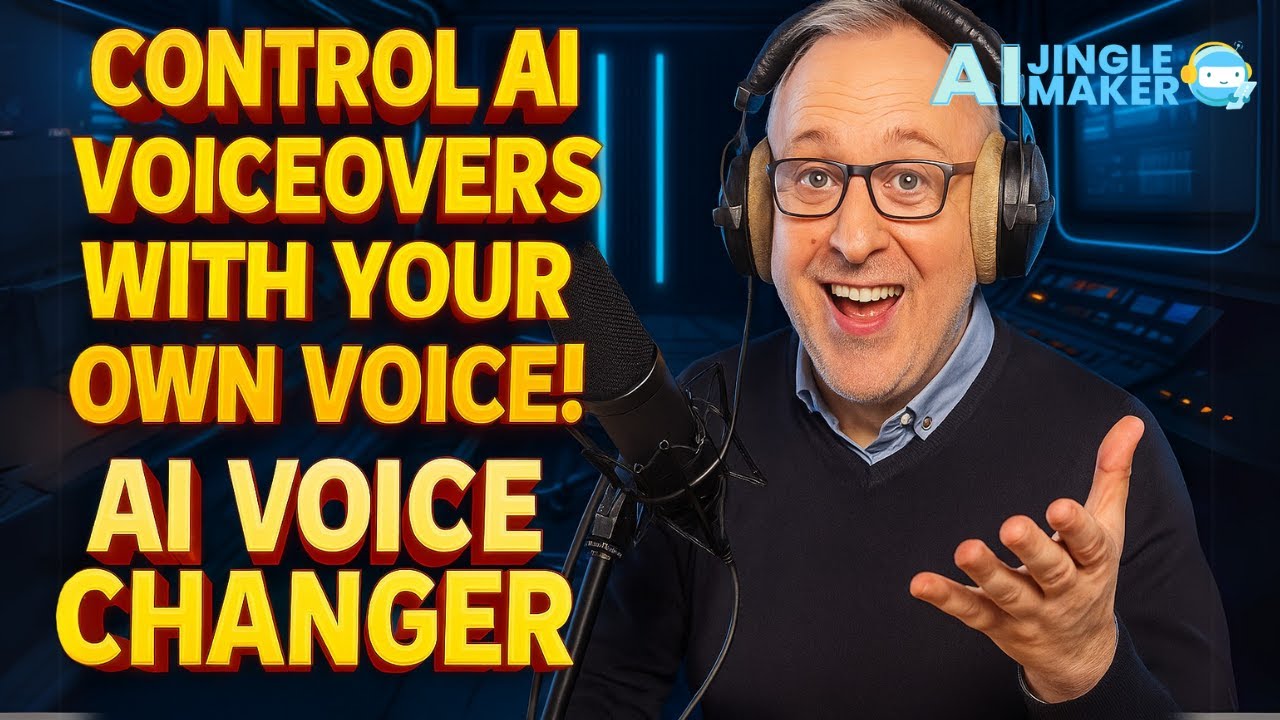 AI Voice Changer -  Control the AI voiceover generation with your own voice in the AI JingleMaker