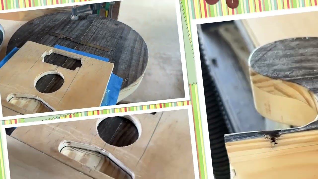 Гитара из палетной древесины и брусков 2x4. Фрезеровка под звукосниматели!