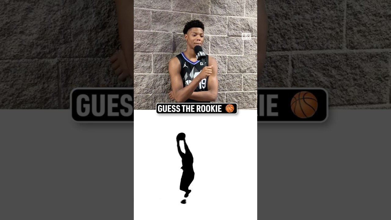 Rookies guess other rookies' silhouettes 😅