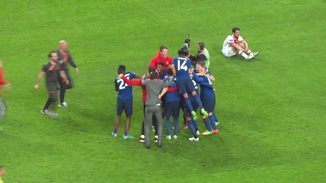2017 UEFA Europa League Final: Manchester United 2-0 Ajax Amsterdam - Final Whistle & Celebration