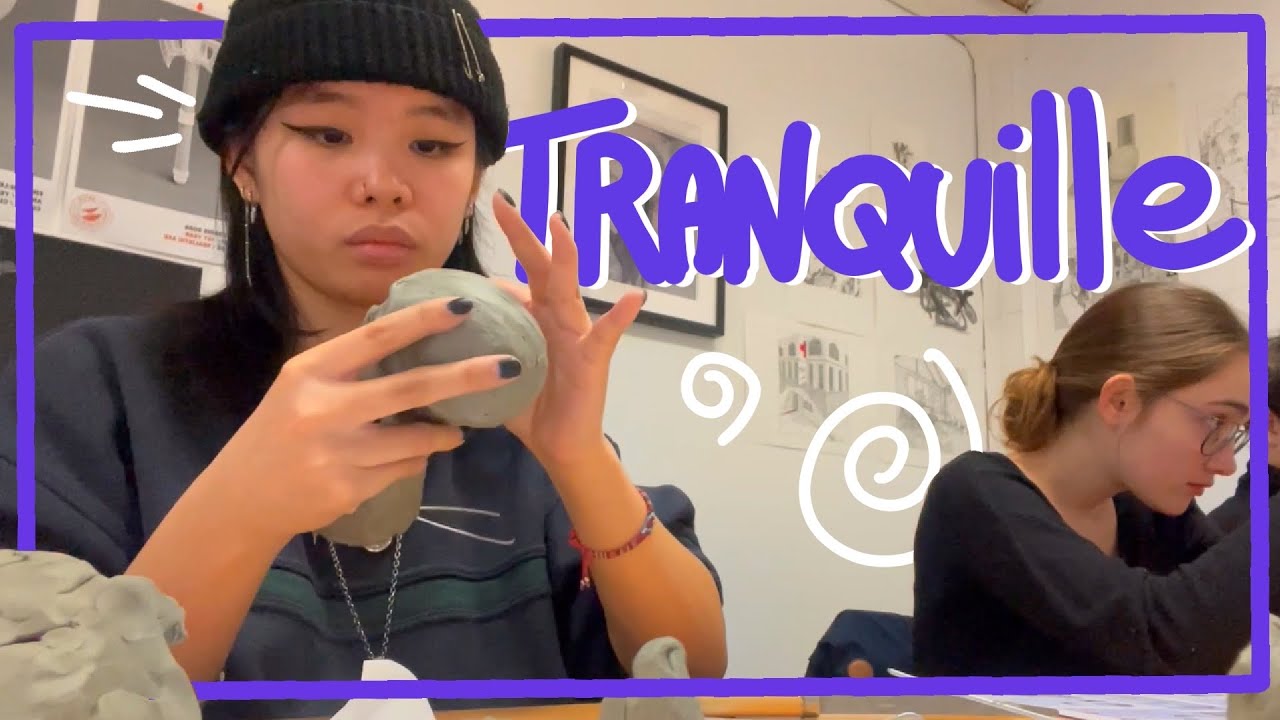 Une semaine ( ordinaire ) avec moi en &eacute;cole d&rsquo;art ★ - VLOG