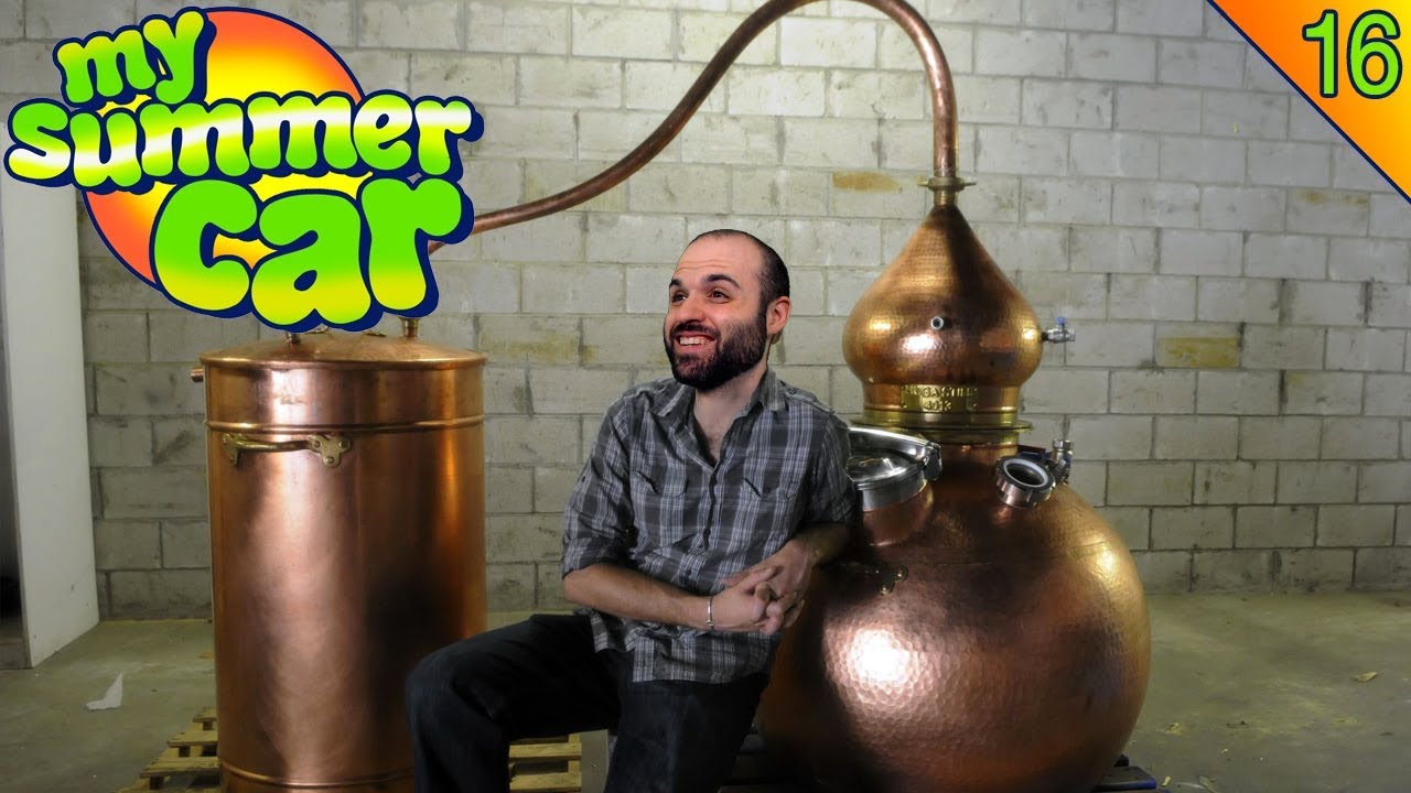 DESTILANDO ALCOHOL PARA VENDER! | MY SUMMER CAR Gameplay Español