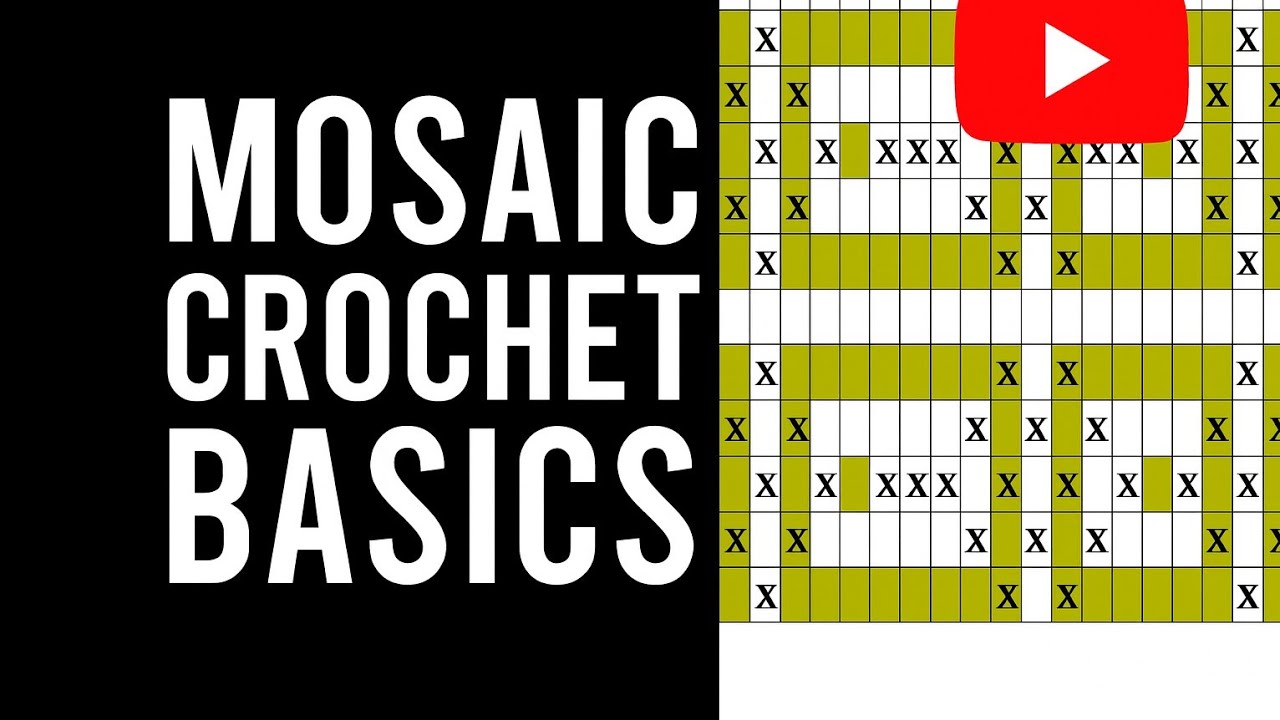 GUIA PRINCIPIANTES MOSAIC CROCHET / Puntos básicos ( Español ) 2022