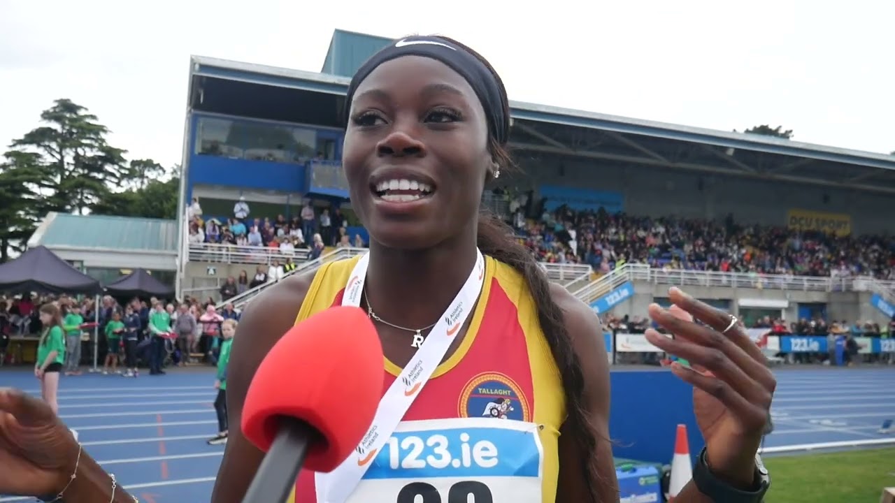 A NEW NATIONAL RECORD IN THE 100M FOR RHASIDAT ADELKE!!!