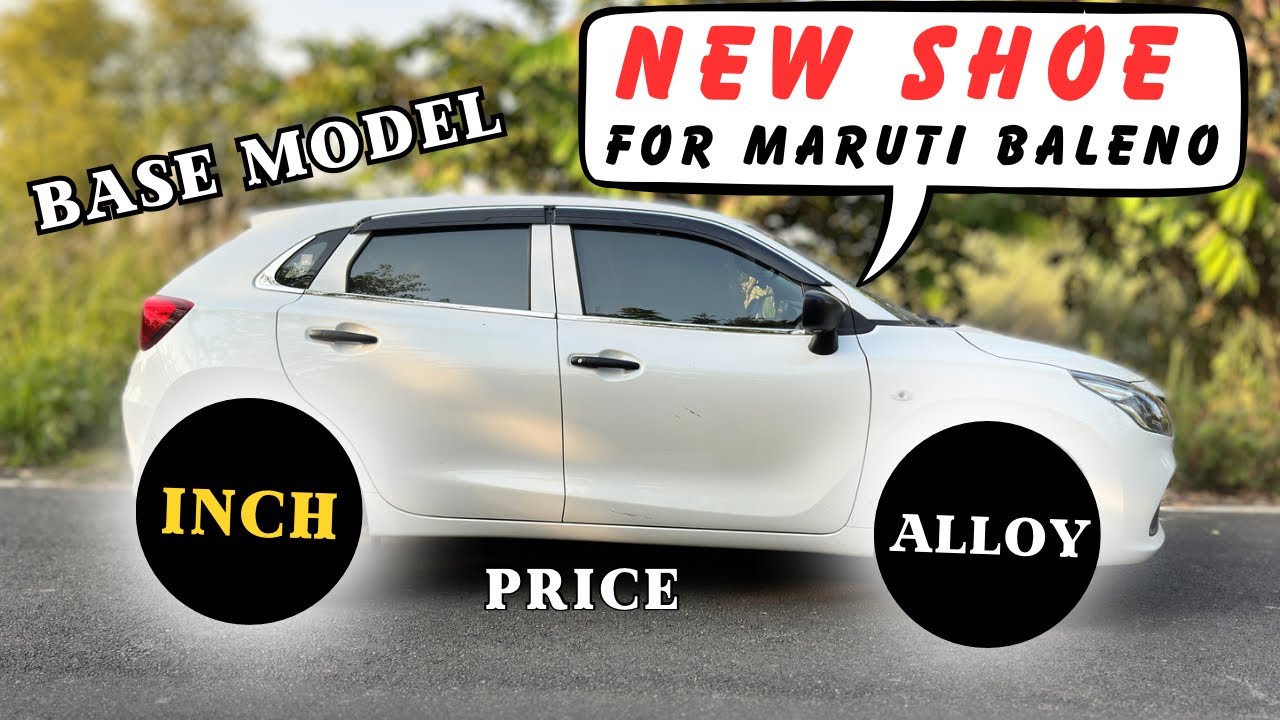 New Baleno 2023 With BIG TYRES & ALLOY  👌 16or17 inch ? Maruti Suzuku Baleno Sigma Modified