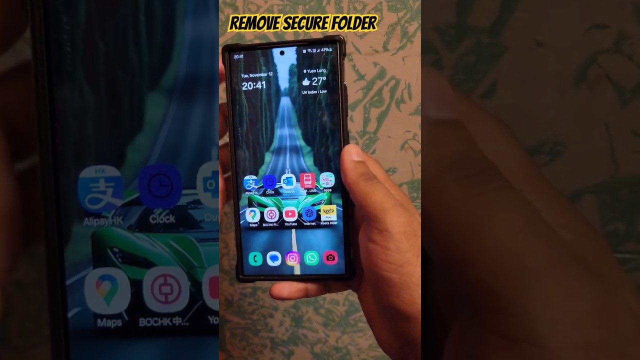 How to remove secure folder from Samsung #shorts #samsung #samsungs24ultra #android #tutorial