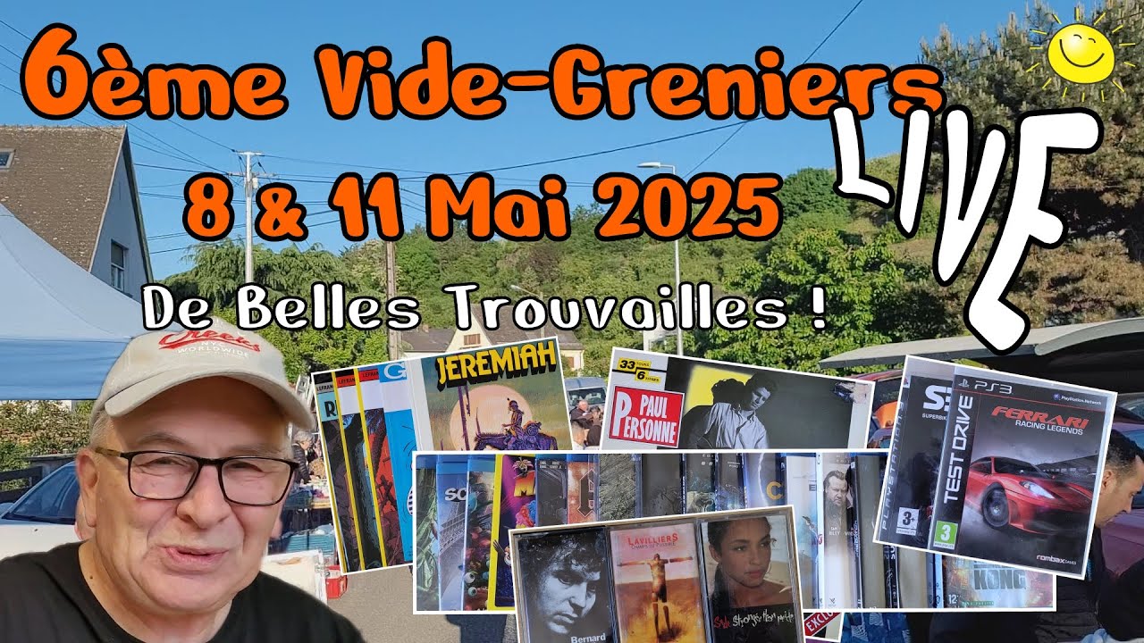 6ème Vide-Greniers Live du 8 et 11 Mai - Encore de Belles Trouvailles !