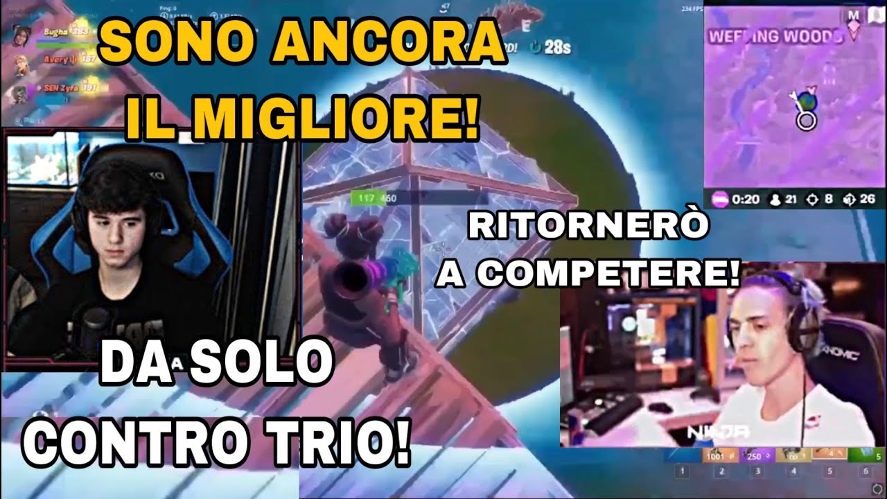 BUGHA DIMOSTRA DI ESSERE ANCORA IL MIGLIOR PLAYER AL MONDO! NINJA RITONA A COMPETERE NELLE TRIO?