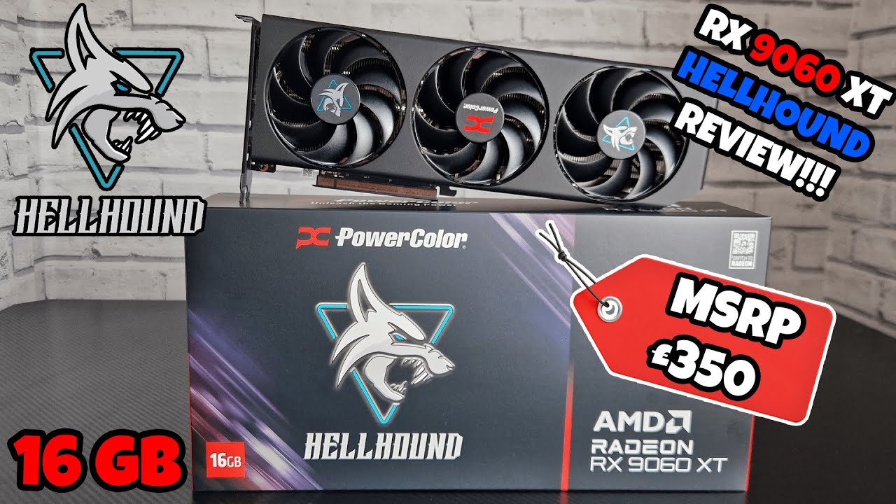 ОБЗОР RX 9060 XT (16 ГБ) HELLHOUND!!!! | ТЕМПЕРАТУРНЫЙ ТЕСТ | ПРОИЗВОДИТЕЛЬНОСТЬ / ТЕСТ БЕСШУМНОГ...