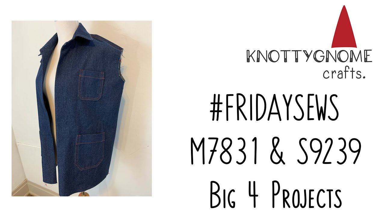 #fridaysews #vlogtober knottygnome crafts: McCalls 7831, Simplicity 9239, & My First Sewing Project